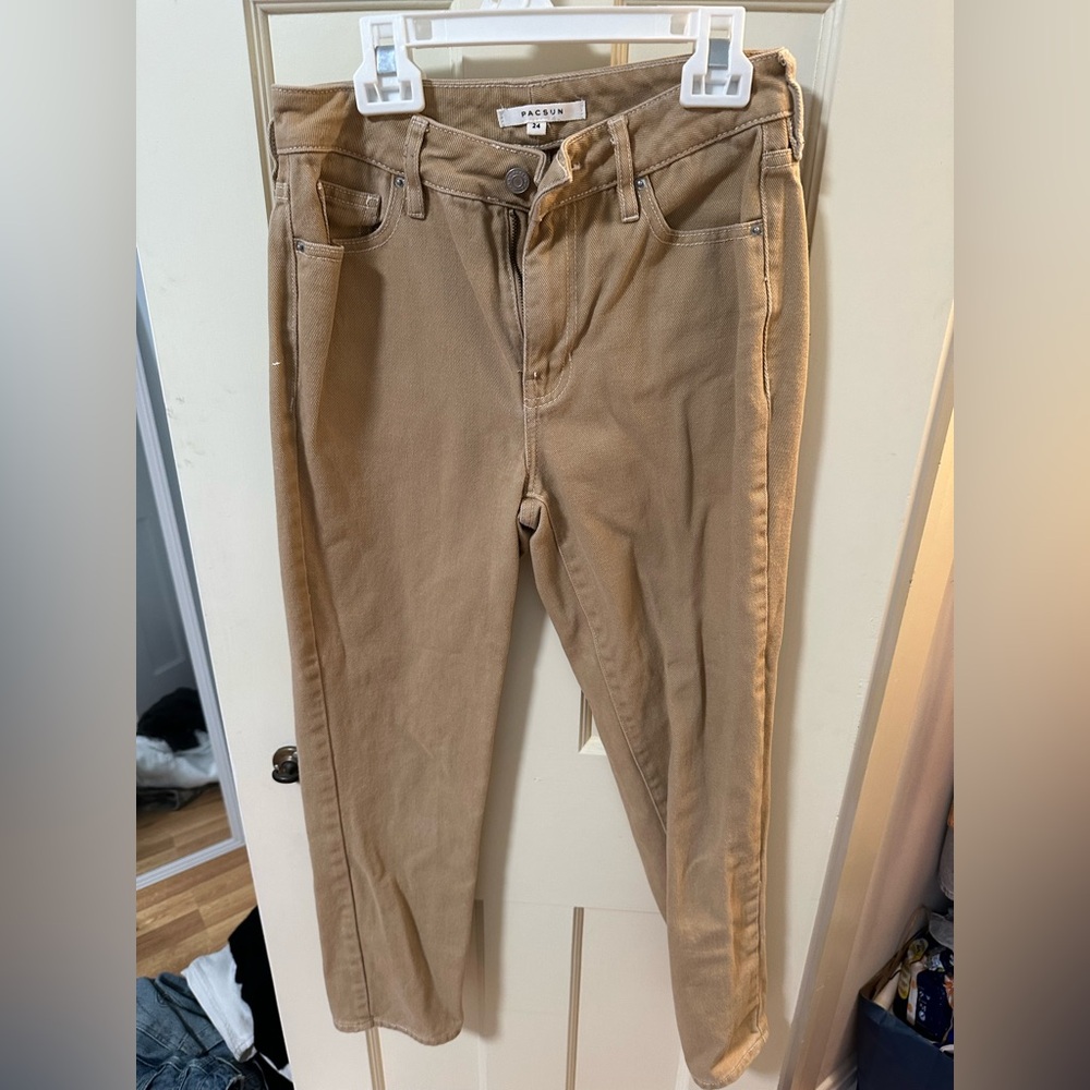 Pacsun Khaki High Rise Jeans